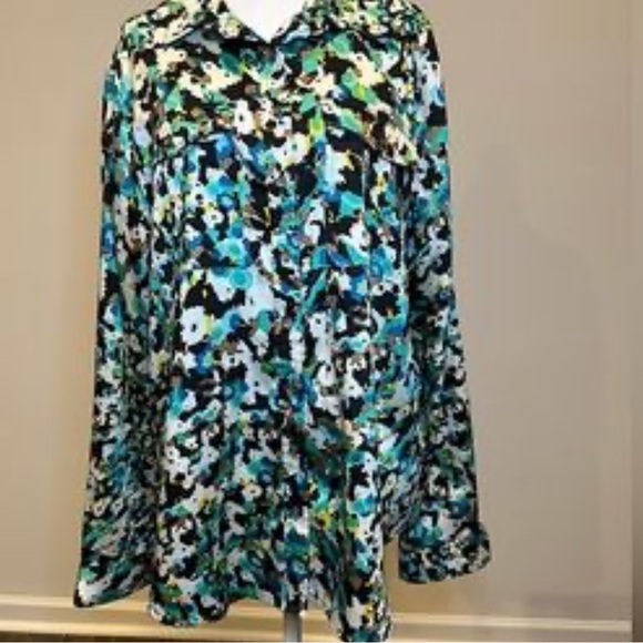 Charter club size 14, long sleeve blouse - Picture 2 of 11